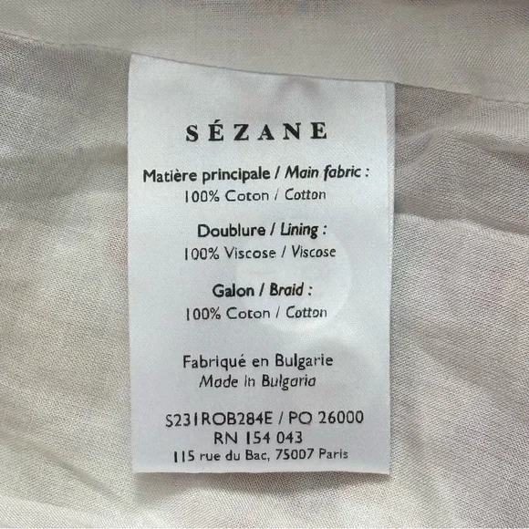 FARM Rio x Sézane Alamedee Maxi Dress, US 2 / FR 34, NWT 🇧🇷🇫🇷 - Picture 16 of 16